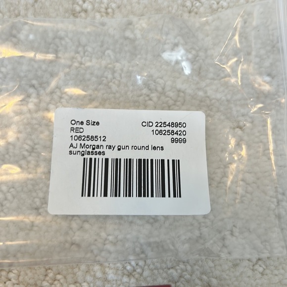 A.J. Morgan Ray Gun Round Lens Sunglasses Red - Picture 4 of 11